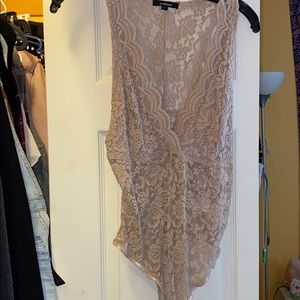 Bodysuit, tan